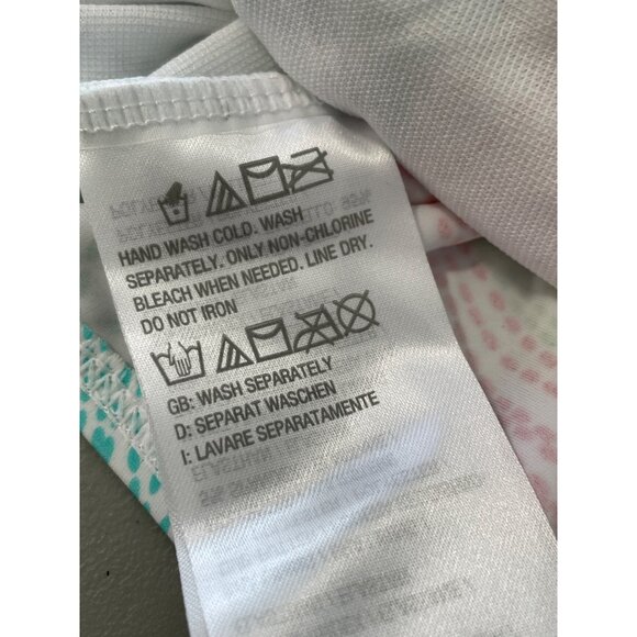 Denim and Co Beach Petite V Neck Ruched Waist Swim Dress Size 8P Multi Parrot - Picture 4 of 10